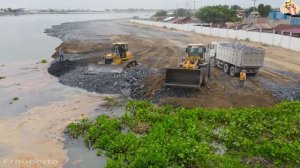 Строительство, засыпка один из старых объектов. очередной обзор