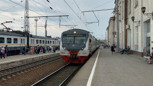 Поезда в Рязани. Последняя ЭРка в России, июль 2025 года