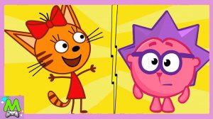 Три Кота против Смешариков.Игры на Ловкость и Смекалку.Карамелька и Крош в Мульт Играх