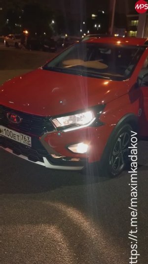 Lada Iskra в ночи: как работают фары, и где светодиоды? Разбор новинки.