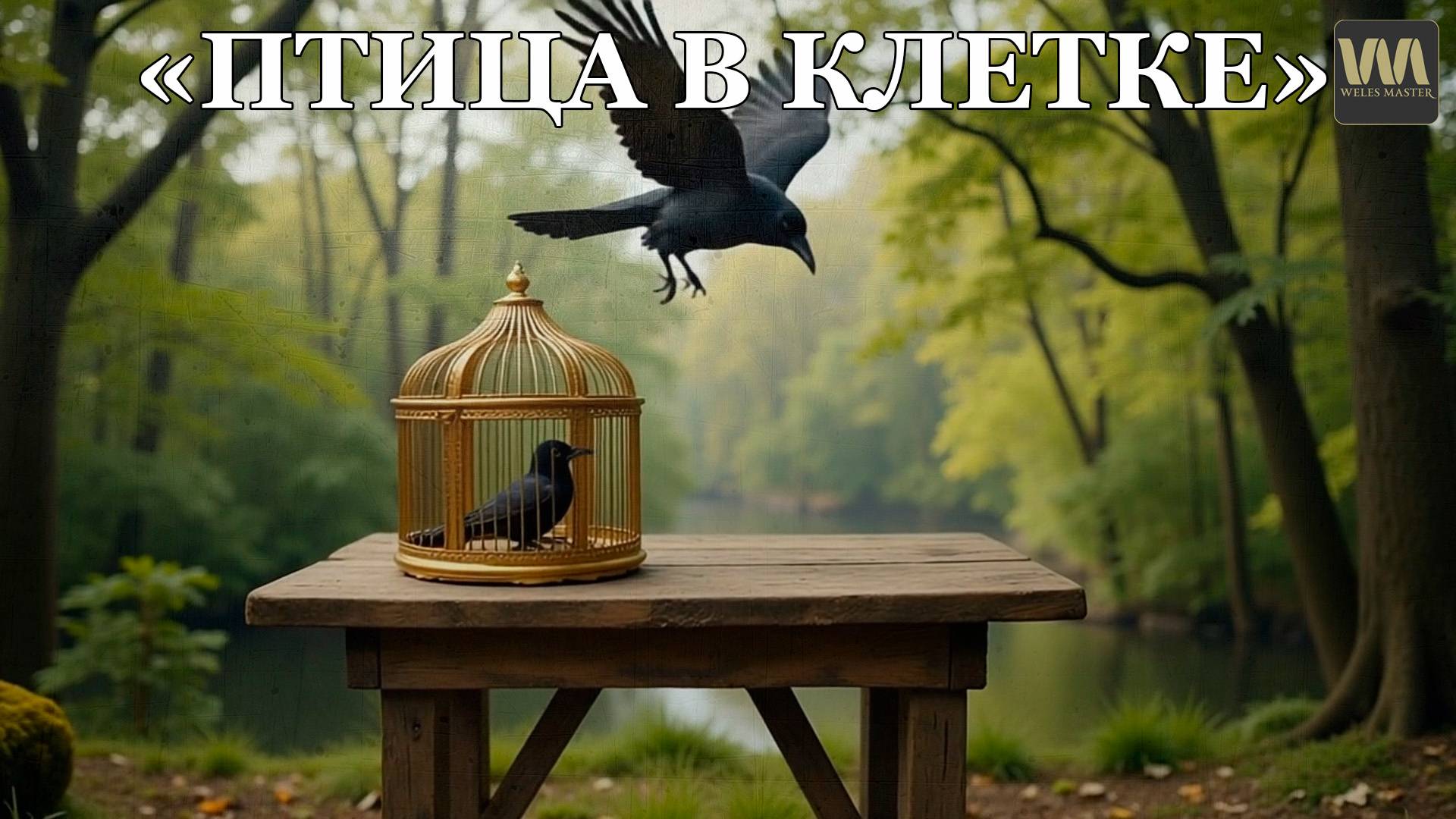 ПТИЦА В КЛЕТКЕ - песня AI на стихи Сергея Марченко / WELES MASTER смотреть онлайн