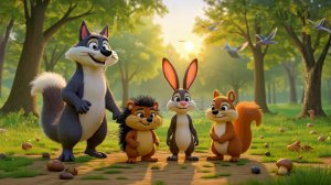 Добрый мультфильм "Лесная дружба" в стиле советских мультиков