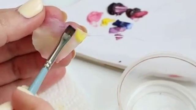 Анютины глазки. Лепка из полимерной глины. Разукрашивание. Часть 2 смотреть онлайн