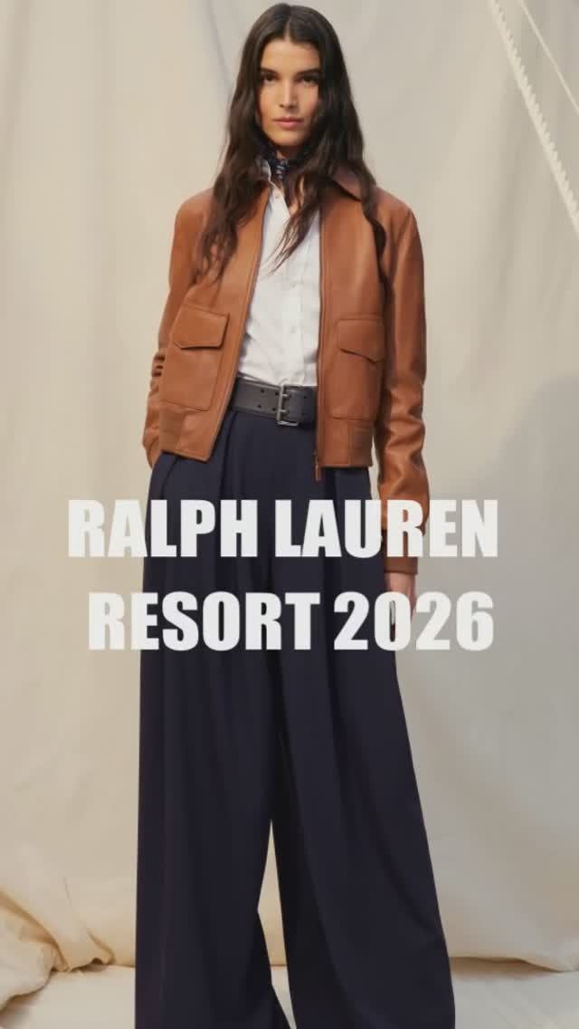 ✔️ RALPH LAUREN (Ральф Лорен) коллекция RESORT 2026: новое прочтение американской классики смотреть онлайн