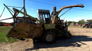 Евгений Иванович завершил уборку силоса!