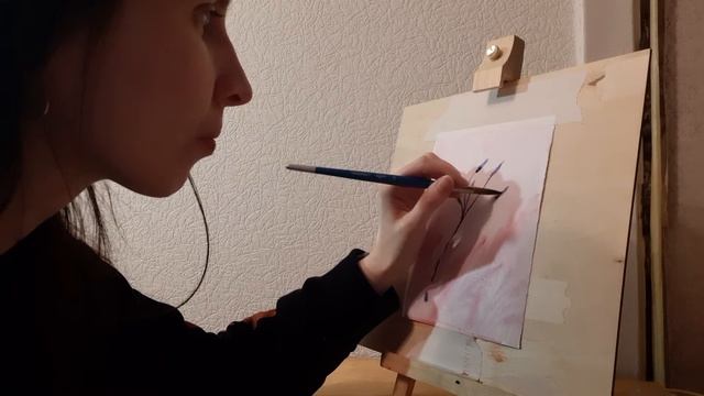 Две краски челлендж: берлинская лазурь и розовая