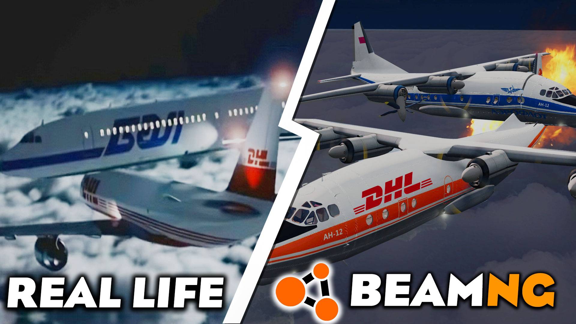 Авиакатастрофы на реальных событиях #3 - Beamng Drive смотреть онлайн