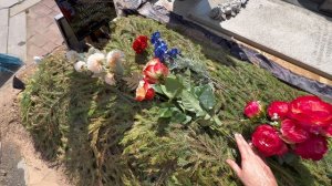 ДОЧЬ ТАЛЫЗИНОЙ В ИНВАЛИДНОМ КРЕСЛЕ ПРИЕХАЛА НА МОГИЛУ МАТЕРИ _ 40 ДНЕЙ | ВАГАНЬКОВСКОЕ КЛАДБИЩЕ