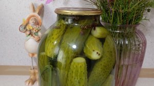 Вкусные,  Хрустящие ОГУРЦЫ в 3х литр. банках.!