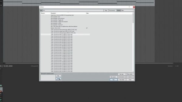 Как использовать MIDI-контроллер для управления действиями DAW в Reaper