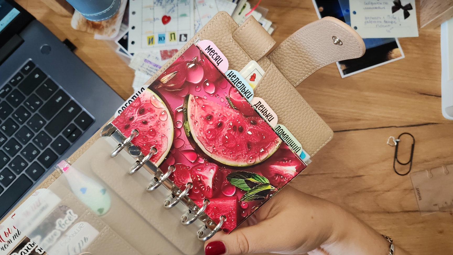 Моя система планирования / Оформление августа / Ежедневник домохозяйки