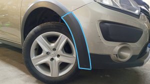 Как снять накладку бампера Renault Sandero Stepway