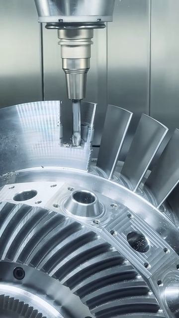 5-ти осевая обработка лопаток