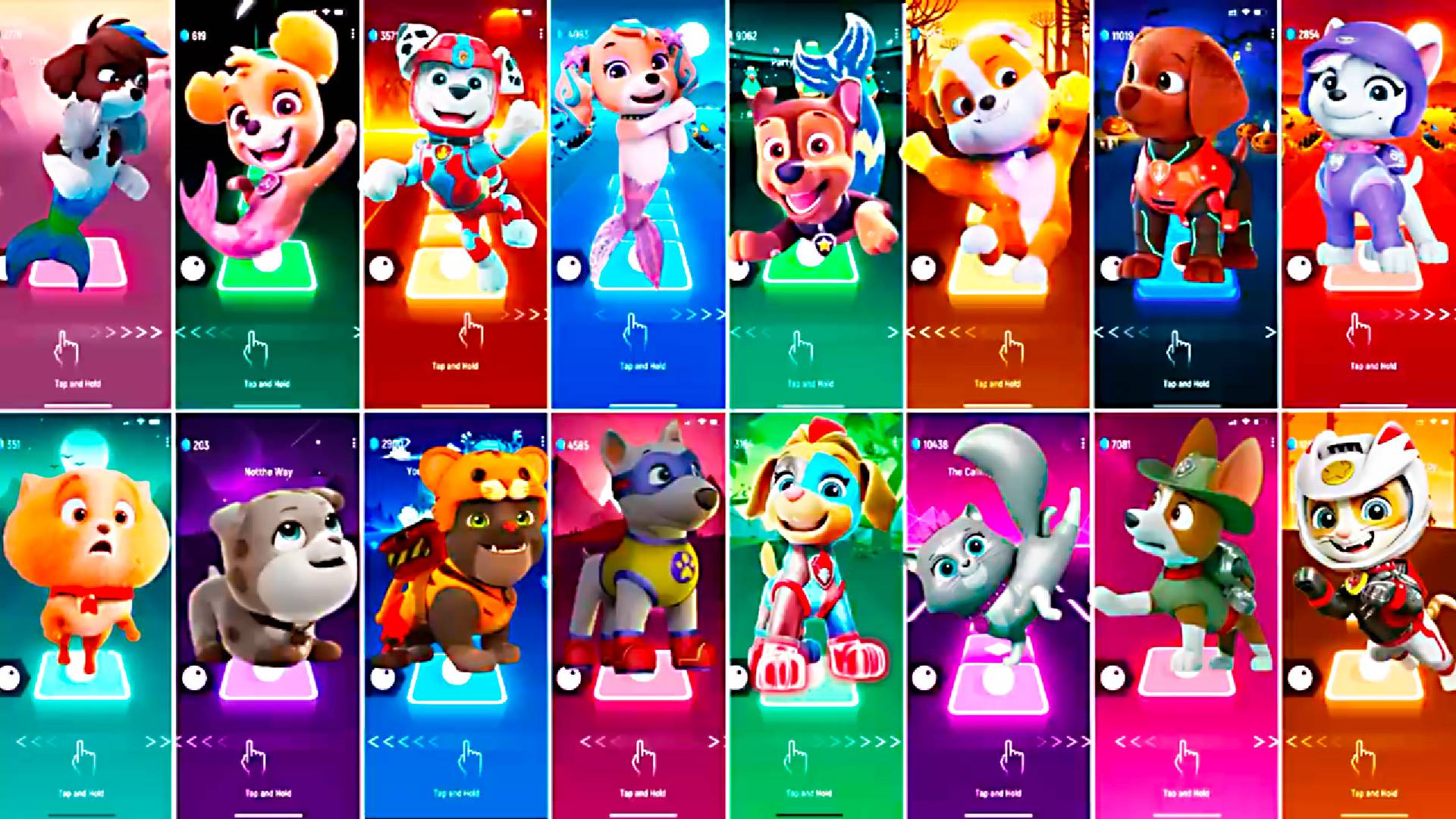 Paw Patrol All Video Megamix SKYE VS MARSHALL VS SWEETIE VS CHASE VS RUBBLE VS ZUMA смотреть онлайн