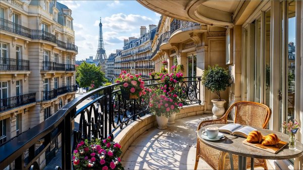 Утренний Джаз в Париже | Музыка для Кофе и Хорошего Настроения