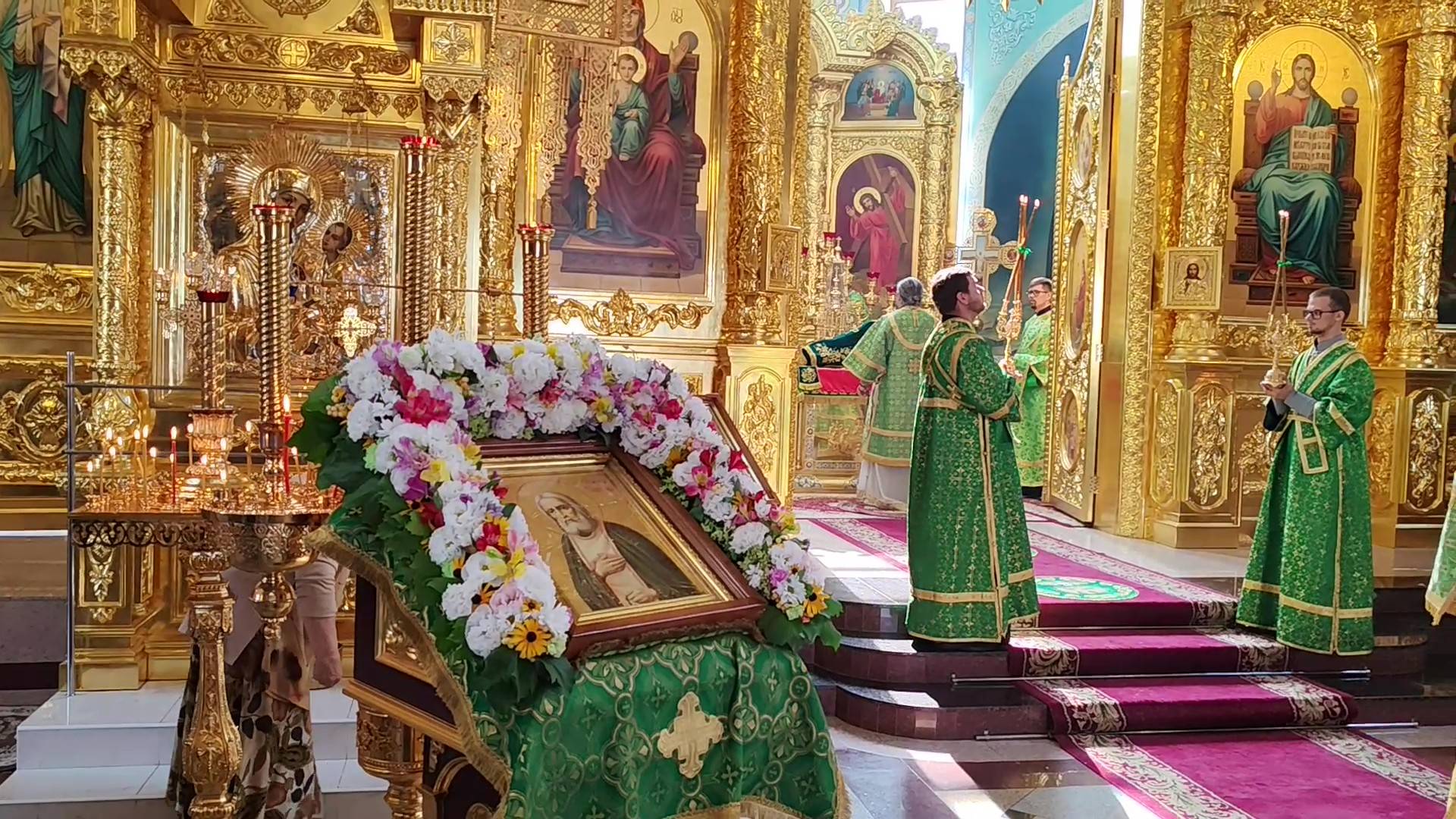 Херувимская песнь "Иже херувимы..." (Старинного напева). Народный хор Собора, регент Ирина Филатова. смотреть онлайн