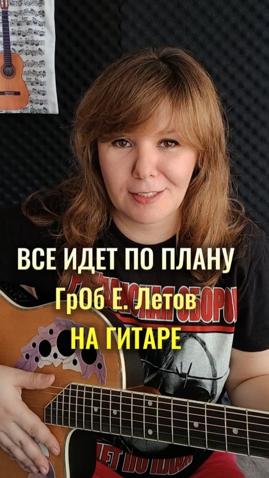 ВСЕ ИДЁТ ПО ПЛАНУ (Е. Летов)| на гитаре аккорды с баррэ и без баррэ