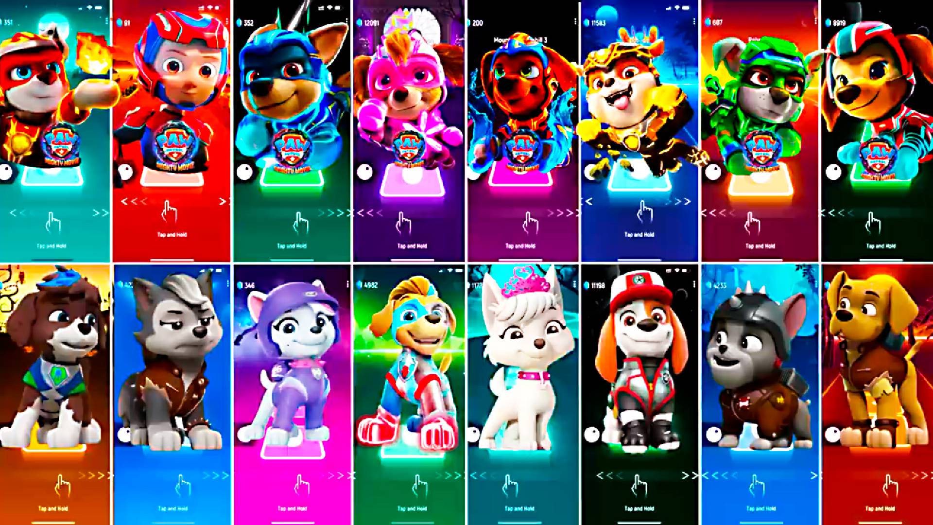 Paw Patrol All Video Megamix MARSHALL VS RYDER VS CHASE VS SKYE VS ZUMA VS RUBBLE VS ROCKY смотреть онлайн