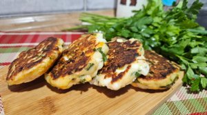 Ленивые пирожки с творогом и яйцом