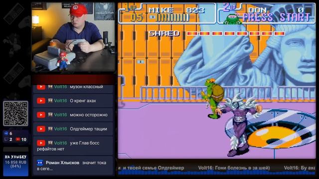 ️ Teenage Mutant Ninja Turtles: Turtles In Time на Super Nintendo