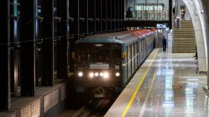 Поездка по Сокольнической линии на составе 81-717.5М (из первого вагона) - 17.08.2024. №2708