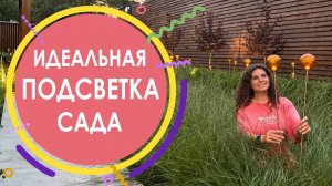 Идеальная подсветка сада
