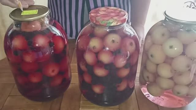 Вкусный компот из целых яблок на зиму быстро и просто смотреть онлайн