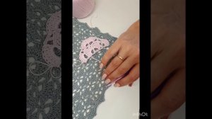 Ажурная косынка крючком.Мастер -класс