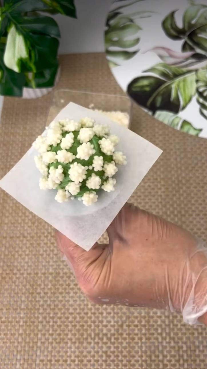 Зефирная Гипсофила из рисовых шариков 🌿 от Ольги Зарубиной смотреть онлайн