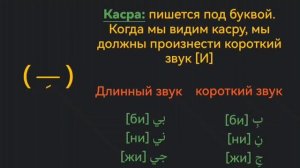 Арабские огласовки: (фатха, дамма, касра, сукун) секреты арабского произношения