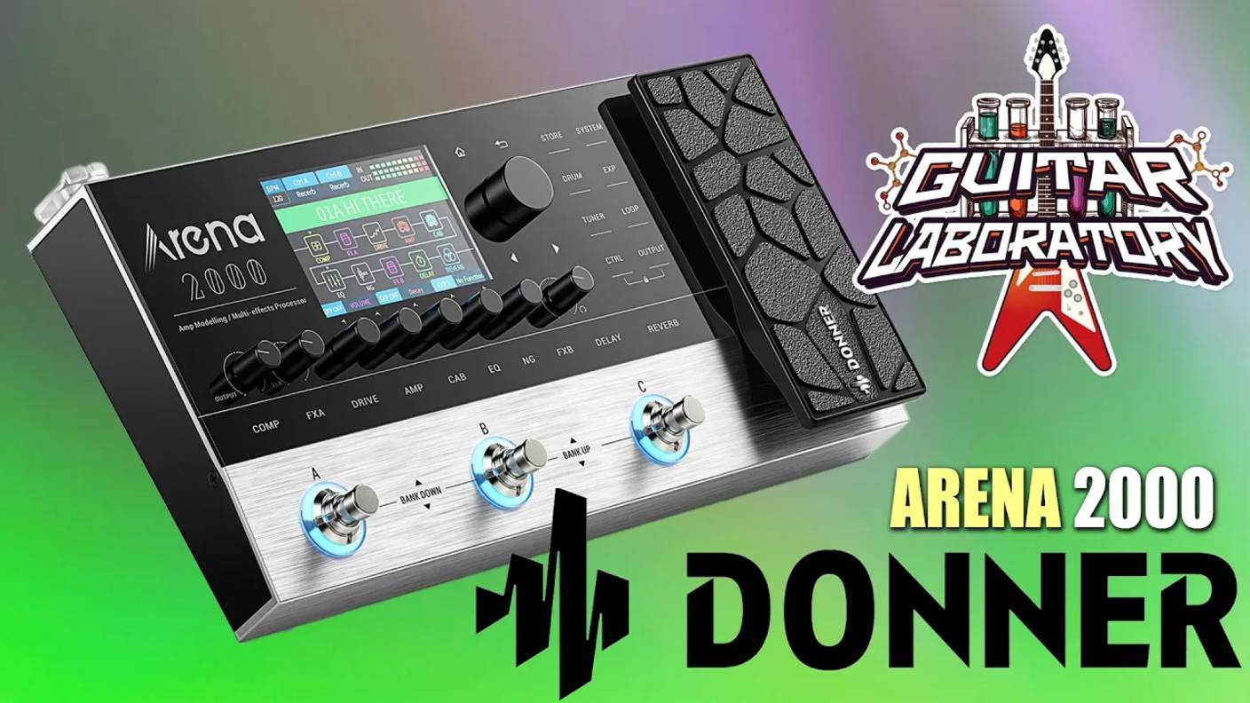 Процессор эффектов для электрогитары Donner Arena 2000 смотреть онлайн