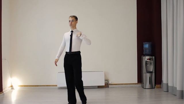 Cвинг и свей в европейских танцах, баланс | Swing and sway in ballroom dances, swinging side step. смотреть онлайн