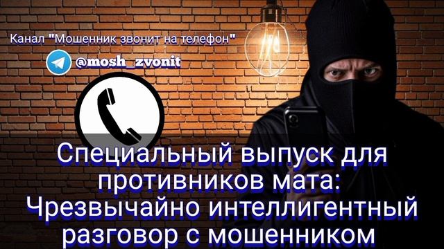 Специальный выпуск для противников мата: Чрезвычайно интеллигентный разговор с мошенником смотреть онлайн