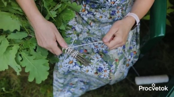 ТАКОЙ ВЕНИК ДЛЯ БАНИ поможет при акне, воспалениях и болях в суставах! Собираем целебные веники