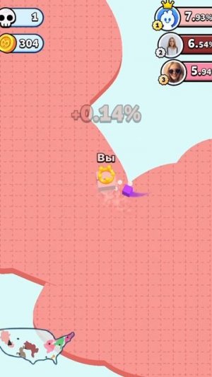 Играю в paper.io 2