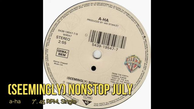 Vinyl-Rip Denon Dl-103 - a-ha - (Seemingly) Nonstop July смотреть онлайн