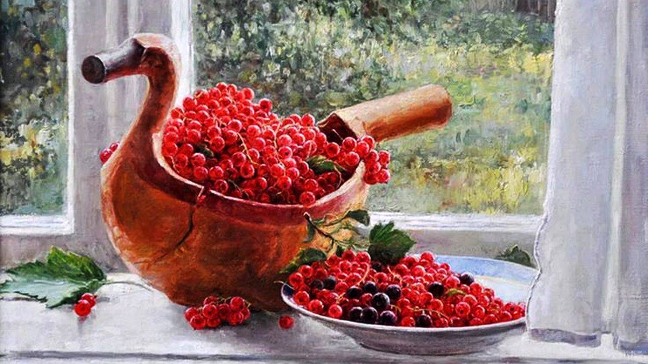 Лето в живописи художника Юрия Кудрина. смотреть онлайн