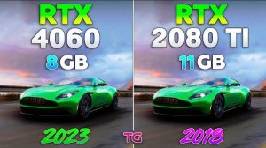 RTX 4060 vs RTX 2080 Ti - Test in 10 Games