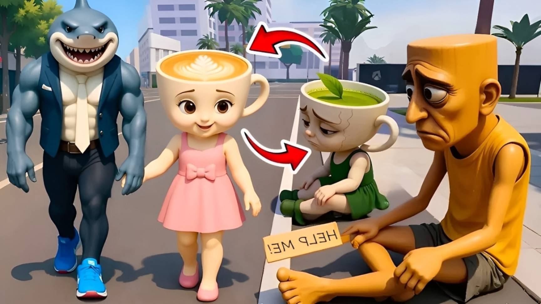 Когда богатая БАЛЕРИНА КАПУЧИНА стала бедной девушкой |Шокирующая история смотреть онлайн