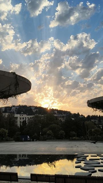 Восход солнца в Ялте