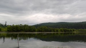 Рыбалка с лодки на воблер-квокер.