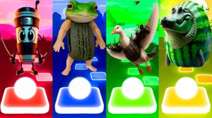 КАПУЧИНО АССАСИНО 🆚 БОНЕКА АМБАЛАБУ 🆚 БОМБОМБИНИ ГУСИНИ 🆚 ГЛОРБО ФРУТОДРИЛО | Tiles Hop №119