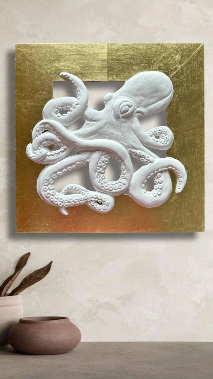 Объемное панно «Осьминог».