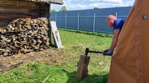 Сбор ягод. И дрова, дрова.