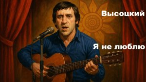 Владимир Высоцкий. Я не люблю.