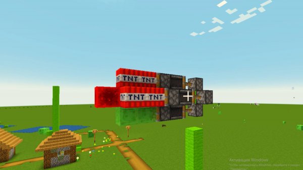 КАК ПОСТРОИТЬ ВЗРЫВАЮЩЕЮСЯ РАКЕТУ В МАЙНКРАФТ