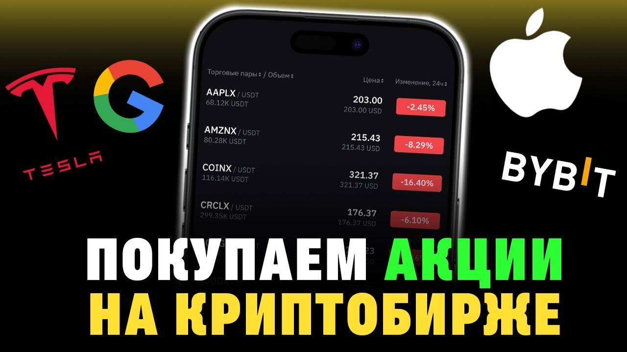 Как покупать акции США на Bybit: пошаговая инструкция