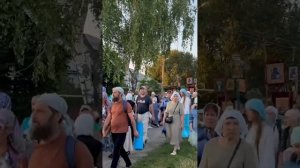 Крестный ход из Павлова в Дивеево.