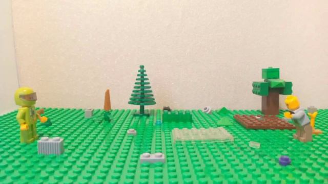тест "бросание предмета" Лего анимация lego motion смотреть онлайн