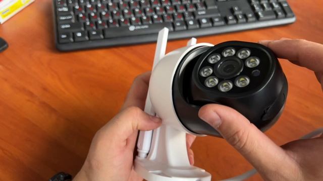Поворотная уличная WIFI камера с датчиком движения смотреть онлайн